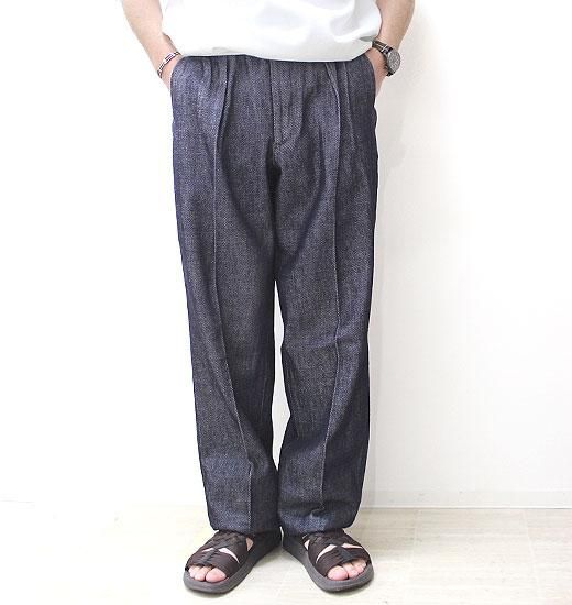 2-TUCK PANTS（ツータックパンツ）”Denim” - seven by seven（セブン