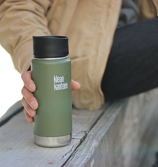 Klean Kanteen×INDIGO ワイドインスレートカフェボトル 16oz - Klean