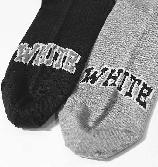 WM LOGO MIDDLE SOCKS（ホワイトマウンテニアリングロゴミドルソックス