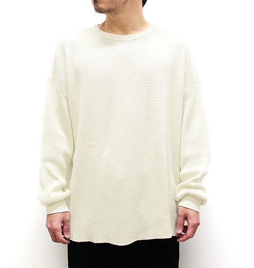 SUVIN WAFFLE CUT OFF L/S（スヴィンワッフルカットオフロングスリーブ） - alvana（アルヴァナ） - インディゴ 富山市  聖林公司正規取扱店（取扱ブランド：ハリウッドランチマーケット・ササフラス・クレッタルムーセン・