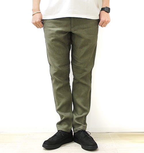 TAPERED（テーパード）”SAFIRA LINEN TWILL” - BROWN by 2-tacs