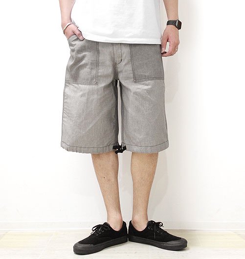 GARDENER SHORTS（ガーデナーショーツ）”6ONZ TOP DENIM” - BROWN by 2