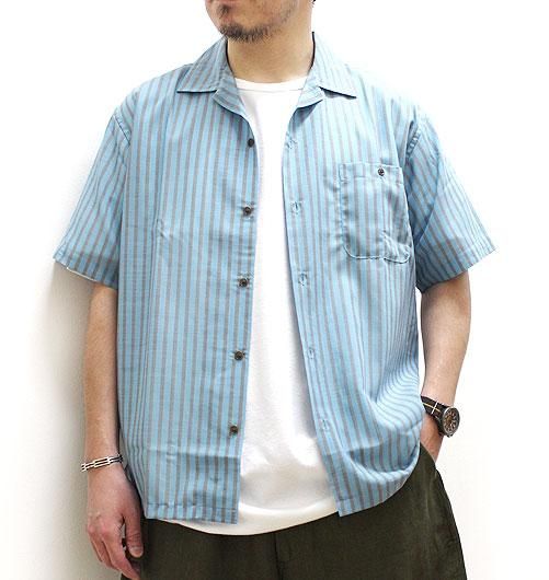 OPEN COLLAR（オープンカラー）”WOOL NYLON STRIPE” - BROWN by 2-tacs