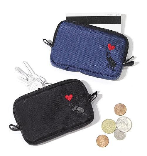 Solid Nylon Coin Case ソリッドナイロンコインケース Bohemians ボヘミアンズ インディゴ 富山市 聖林公司正規取扱店 取扱ブランド ハリウッドランチマーケット ササフラス クレッタルムーセン