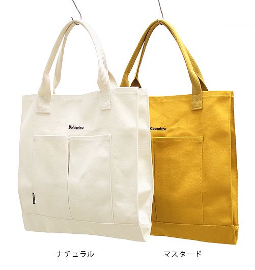 SOLID CANVAS 2 POCKET TOTE BAG（ソリッドキャンバス2ポケットトート