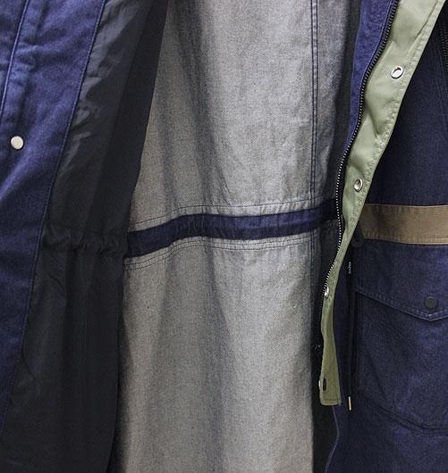 新品ラルディーニホワイトマウンテニアリング相澤氏モッズコートS ¥14万 J1ユニフォームがパリコレのランウェイに 「ホワイト