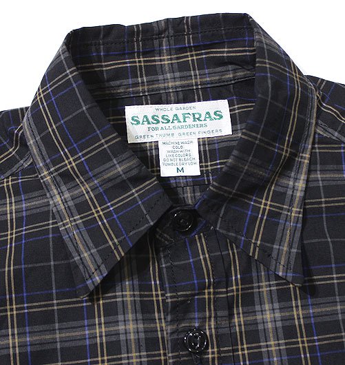 Feel Sun Half（フィールサンハーフ）”High Count Tartan” - SASSAFRAS（ササフラス） - インディゴ 富山市  聖林公司正規取扱店（取扱ブランド：ハリウッドランチマーケット・ササフラス・クレッタルムーセン・