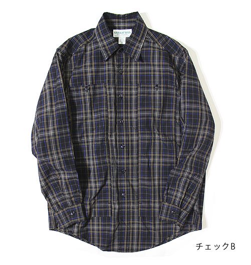 Feel Sun Half（フィールサンハーフ）”High Count Tartan” - SASSAFRAS（ササフラス） - インディゴ 富山市  聖林公司正規取扱店（取扱ブランド：ハリウッドランチマーケット・ササフラス・クレッタルムーセン・