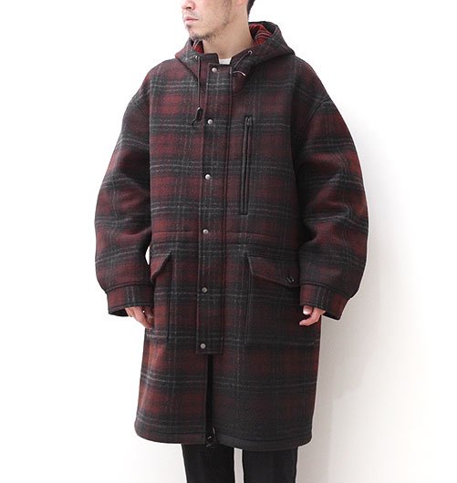 FULL ZIP PARKA COAT（フルジップパーカコート）-Needle punch Fleece