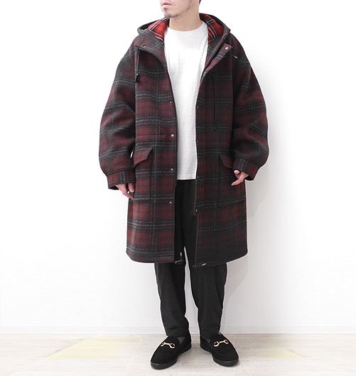 FULL ZIP PARKA COAT（フルジップパーカコート）-Needle punch Fleece