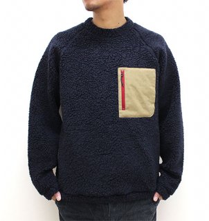 美品BROWN by 2-tacs Mixed wool pile fleece - agedor.ma