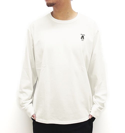 HANDWRITING LOGO embroidery LS shirt（ハンドライティングロゴエン