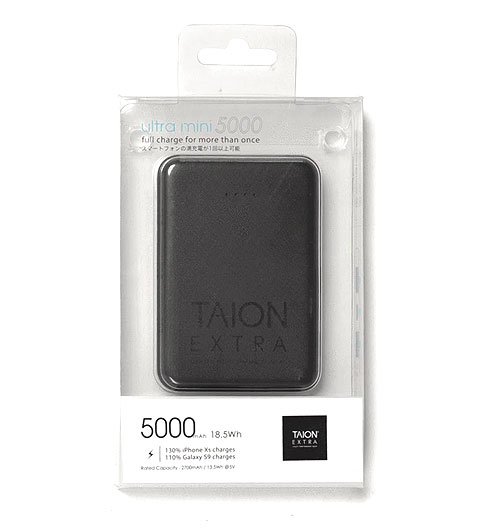 TAION EXTRA×ABSOLUTE 5000MAH CHARGER（タイオンエクストラ