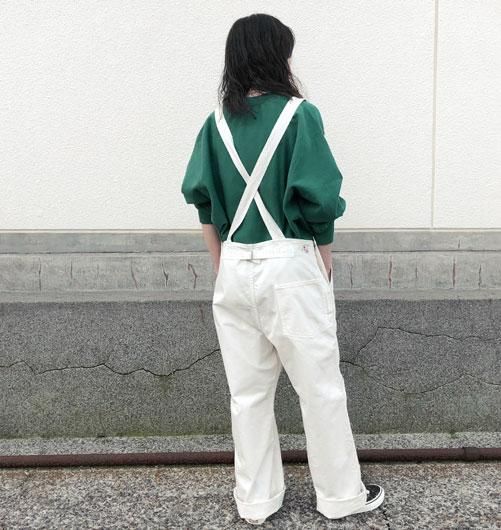 FRENCH TWILL OVER ALL PANTS（フレンチツイルオーバーオールパンツ