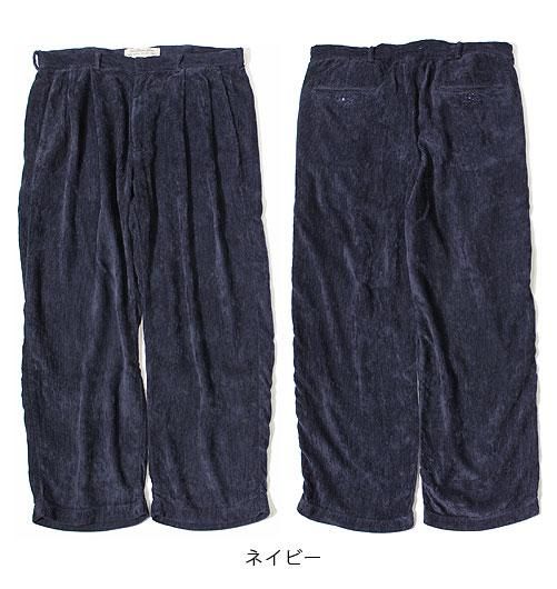 REMI RELIEF ポリエステル コーデュロイ 2タック パンツ レーヨンコーデュロイ2タックパンツ - REMI RELIEF