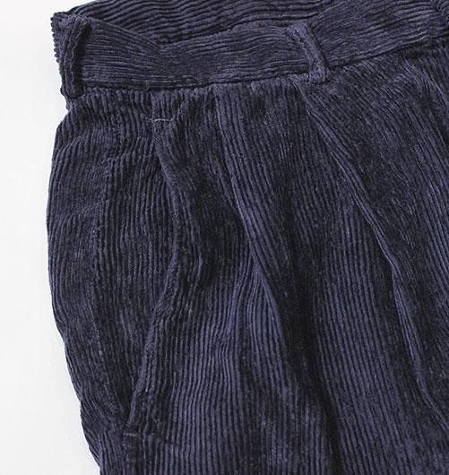 REMI RELIEF ポリエステル コーデュロイ 2タック パンツ レーヨンコーデュロイ2タックパンツ - REMI RELIEF
