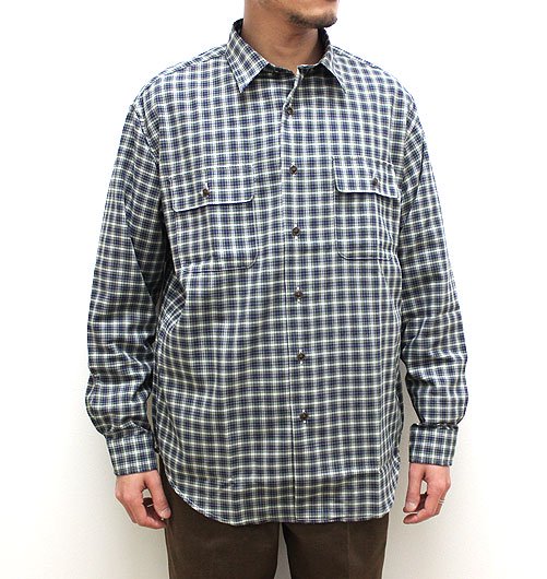 BROWN by 2-tacs Wool nylon dry check シャツ2tacs