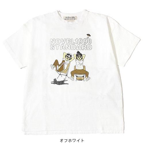新品shishikui dog T off-white レミレリーフ
