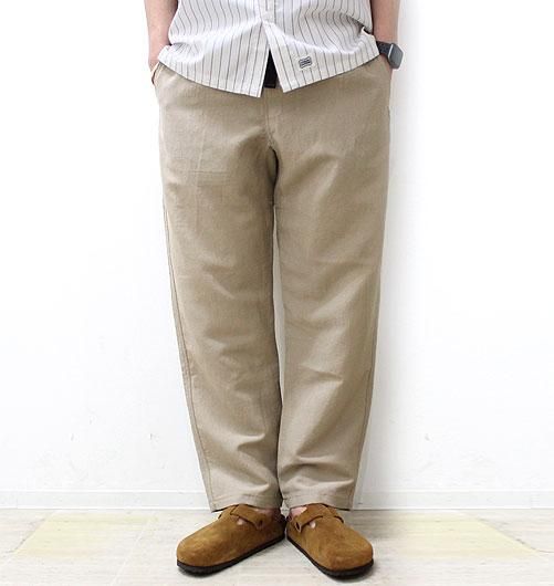 EASY PANTS（イージーパンツ）”WOOL LINEN WETHER” - BROWN by 2-tacs ...