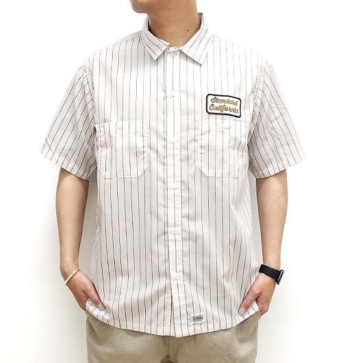 SD T/C STRIPE WORK SHIRT（SD T/Cストライプワークシャツ