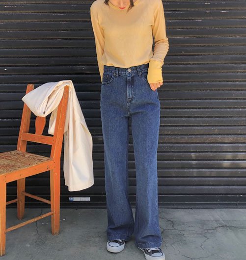 agawd  High Waist Indigo Denim  アガウド　デニム