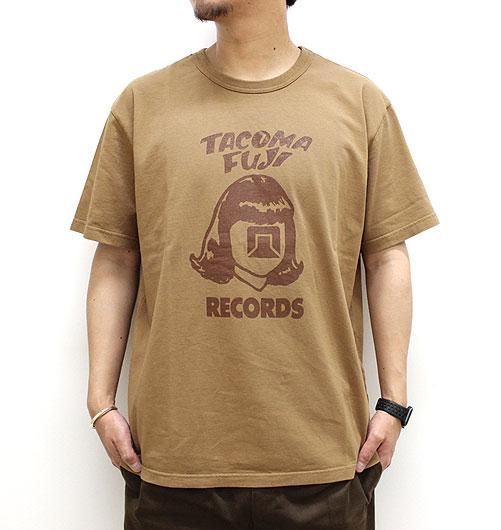 TACOMA FUJI LOGO COFFEE DYE TEE（タコマフジロゴコーヒーダイティー） - TACOMA FUJI RECORDS（ タコマフジレコード） - インディゴ 富山市 聖林公司正規取扱店（取扱ブランド：ハリウッドランチマーケット・ササフラス・クレッタルムーセン・