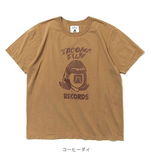 ☆新品未使用品 TACOMAFUJI RECORD コーヒー染め ロンT - Tシャツ ...