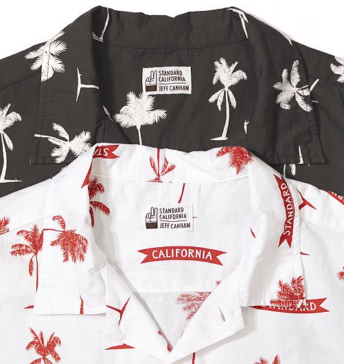 SD PALM TREE SHIRT FABRIC DESIGNED BY JEFF CANHAM（SDパームツリー