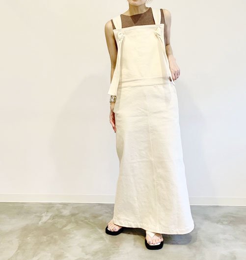 Wide Shoulder Jumper Skirt（ワイドショルダージャンパースカート）[21-440036] - AgAwd（アガウド） -  インディゴ 富山市 聖林公司正規取扱店（取扱ブランド：ハリウッドランチマーケット・ササフラス・クレッタルムーセン・