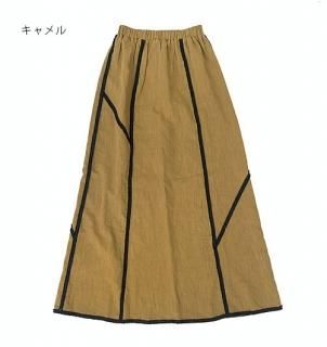 Fringe Linen Skirtʥե󥸥ͥ󥹥ȡ[20-330243]AgAwdʥɡ