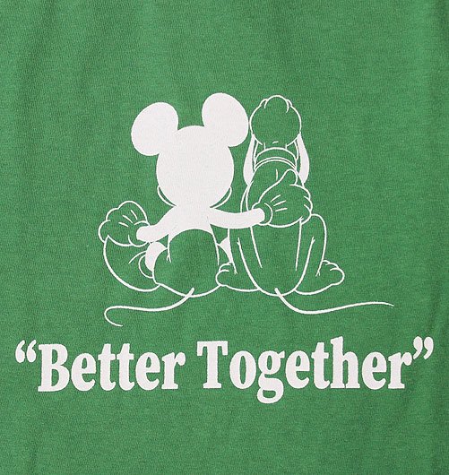 DISNEY×SD BETTER TOGETHER T（ディズニー×SDベタートゥゲザーティー） - STANDARD CALIFORNIA（ スタンダードカリフォルニア） - インディゴ 富山市 聖林公司正規取扱店（取扱ブランド：ハリウッドランチマーケット・ササフラス・クレッタルムーセン・