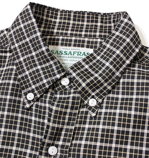 Green Thumb Shirt（グリーンサムシャツ）”Graph Check” - SASSAFRAS