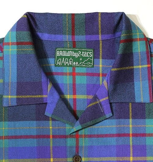 OPEN COLLAR（オープンカラー）”WINTER MADORAS” - BROWN by 2