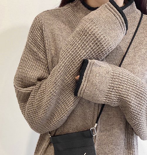 Knit Zip Onepiece（ニットジップワンピース）[21-440147] - AgAwd