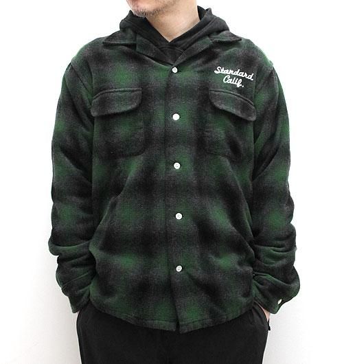 SD OMBRE CHECK WOOL SHIRT（SDオンブレチェックウールシャツ ...