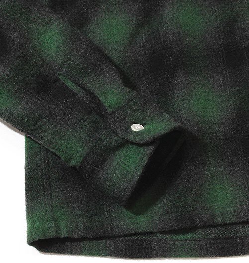 SD OMBRE CHECK WOOL SHIRT（SDオンブレチェックウールシャツ