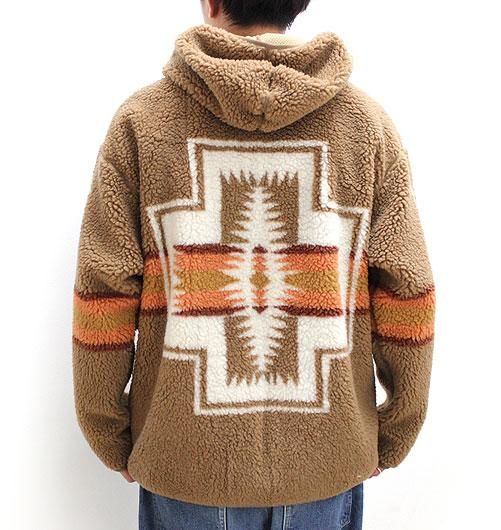 PENDLETON ペンドルトン レディース ジャガードボアフリースフーディー