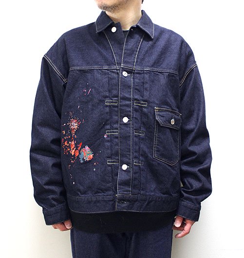 ブランド公式通販 PAINT ART SHIRT JK ペイントアートシャツジャケット