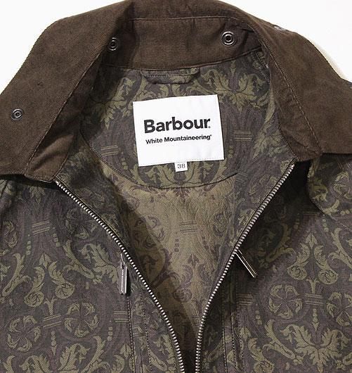 WM×BARBOUR BOTANICAL JACQUARD TRANSPORT JACKET（ホワイト