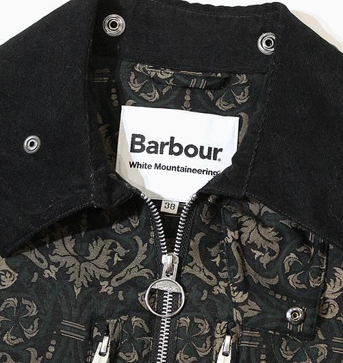 WM×BARBOUR BOTANICAL JACQUARD TRANSPORT JACKET（ホワイト