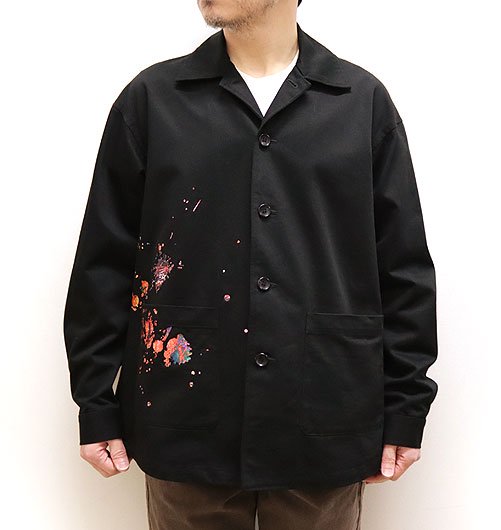 COOK JACKET（コックジャケット）-Splash paint embroidery- - seven