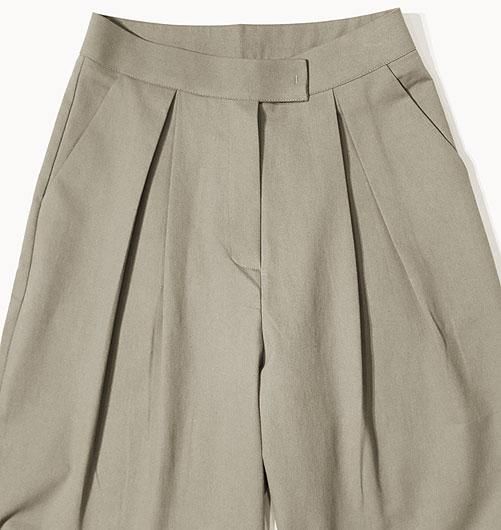 Cotton Tuck Pants（コットンタックパンツ）[2217-220226