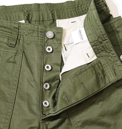 ササフラス　フォールリーフスプレイヤーパンツ　　Lサイズ ウェストポイント Fall Leaf Sprayer Pants（フォールリーフスプレイヤーパンツ