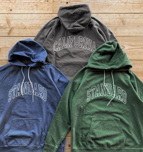 SD Pima Cotton Hood Sweat（SDピマコットンフードスウェット） - STANDARD CALIFORNIA（ スタンダードカリフォルニア） - インディゴ 富山市 聖林公司正規取扱店（取扱ブランド：ハリウッドランチマーケット・ササフラス・クレッタルムーセン・