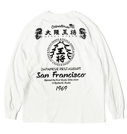 大阪王将×JM王将 Long sleeves Pocket Tee - JACKSON MATISSE（ジャクソンマティス） - インディゴ 富山市  聖林公司正規取扱店（取扱ブランド：ハリウッドランチマーケット・ササフラス・クレッタルムーセン・