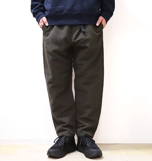 Easy pants（イージーパンツ）”Wool linen weather” - BROWN by 2-tacs