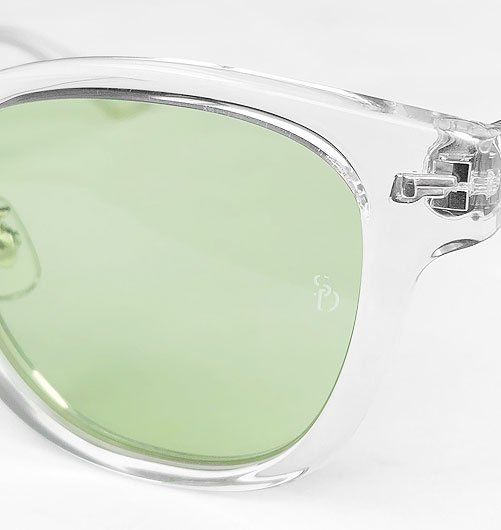 スタンダードカリフォルニア 金子眼鏡 サングラス T4 clear/green 