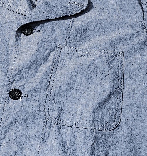 Sprayer Jacket（スプレイヤージャケット）”6oz Chambray” - SASSAFRAS（ササフラス） - インディゴ 富山市  聖林公司正規取扱店（取扱ブランド：ハリウッドランチマーケット・ササフラス・クレッタルムーセン・