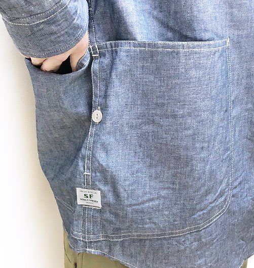 Diggin Half（ディギンハーフ）”5oz Chambray” - SASSAFRAS