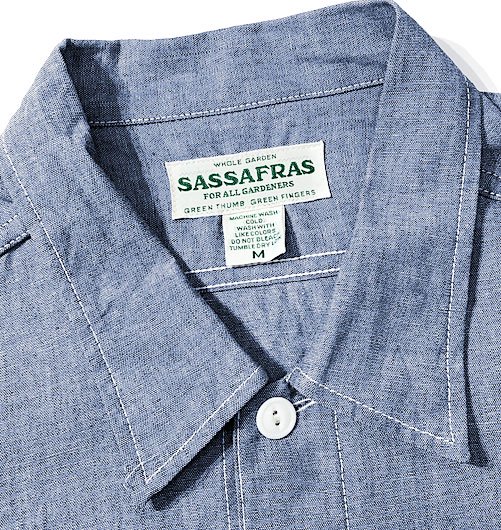 Diggin Half（ディギンハーフ）”5oz Chambray” - SASSAFRAS